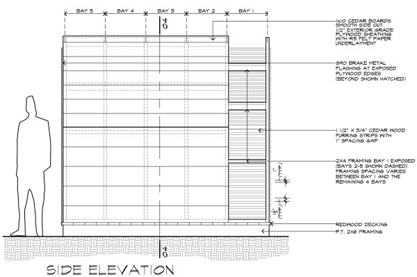 Lantern House Side Elevation