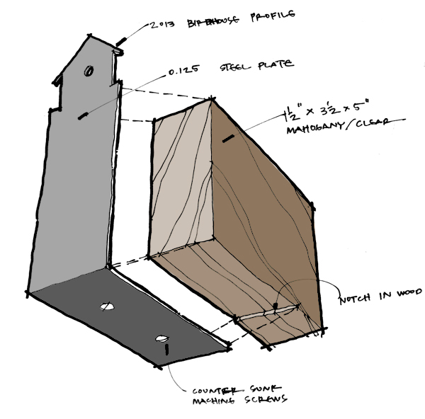 Life of an Architect Playhouse Trophy Concept assembly sketch