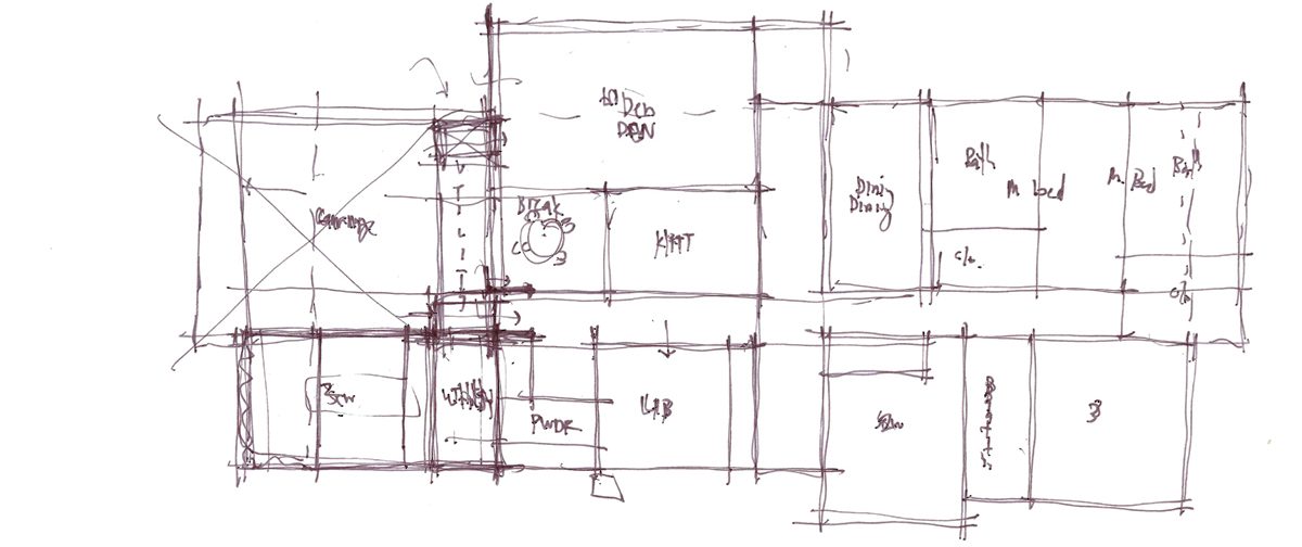 Architectural Sketch Series Schematic Design 08 by Bob Borson