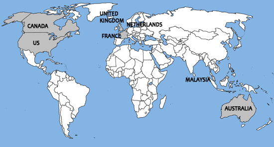 World Map For Kate B Fun Run | Life Of An Architect