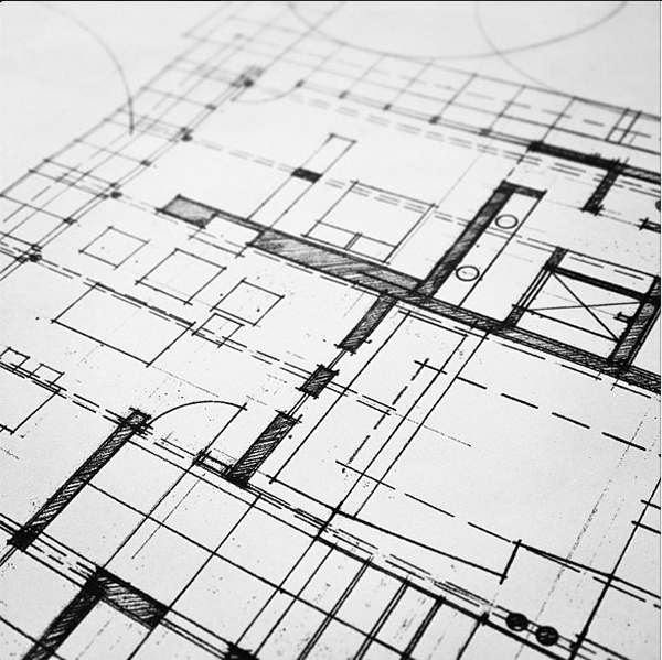 Hand Drawn Architectural Floor Plan | Life Of An Architect