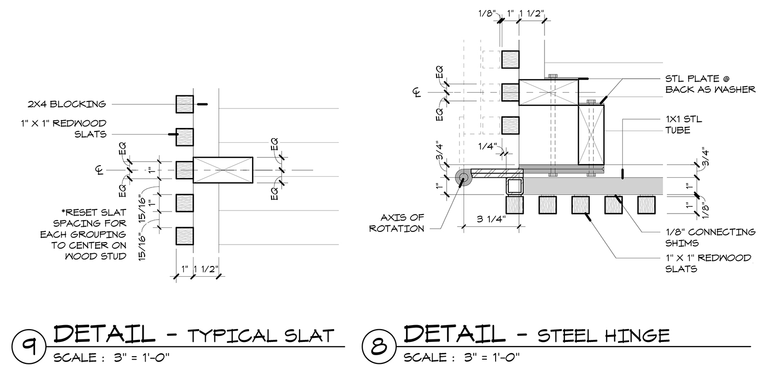 The Grasshopper House - 8 and 9 Details | Life of an Architect