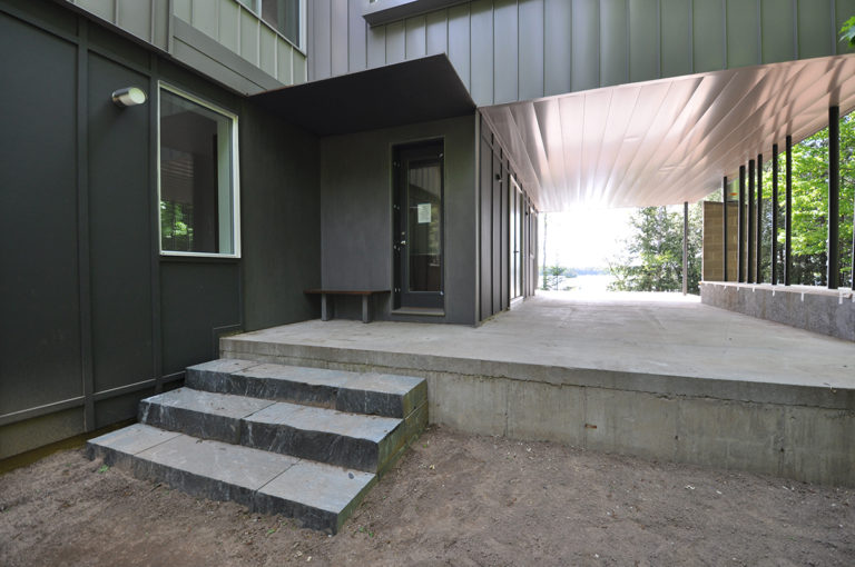 Modern Cabin Front Entry