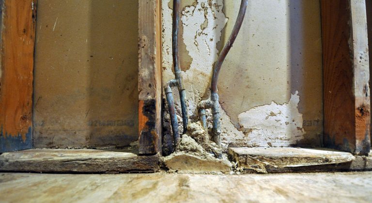 Master Bathroom rotted shower framing 03