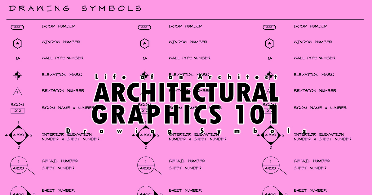 Architectural Graphics 101 Symbols Life of an Architect