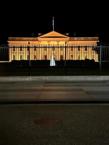 Late night White House